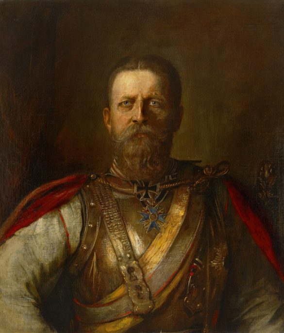 Franz von Lenbach Następca - tronu Fryderyk Wilhelm, późniejszy Fryderyk III, cesarz Niemiec i król Prus (ok. 1880)
