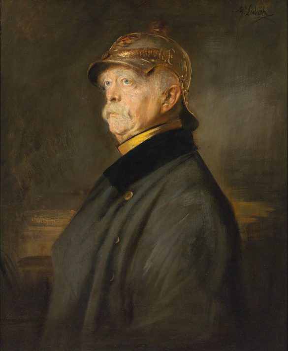 Franz von Lenbach - Portret Otto von Bismarcka (1870)