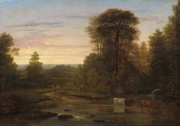 Krajobraz po zachodzie słońca (ok. 1819)