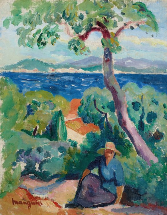 Ścieżka za Oustalet, Saint-Tropez (1919)