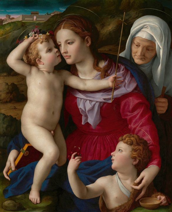 Madonna z Dzieciątkiem, św. Elżbietą i św. Janem Chrzcicielem (1540–1545)