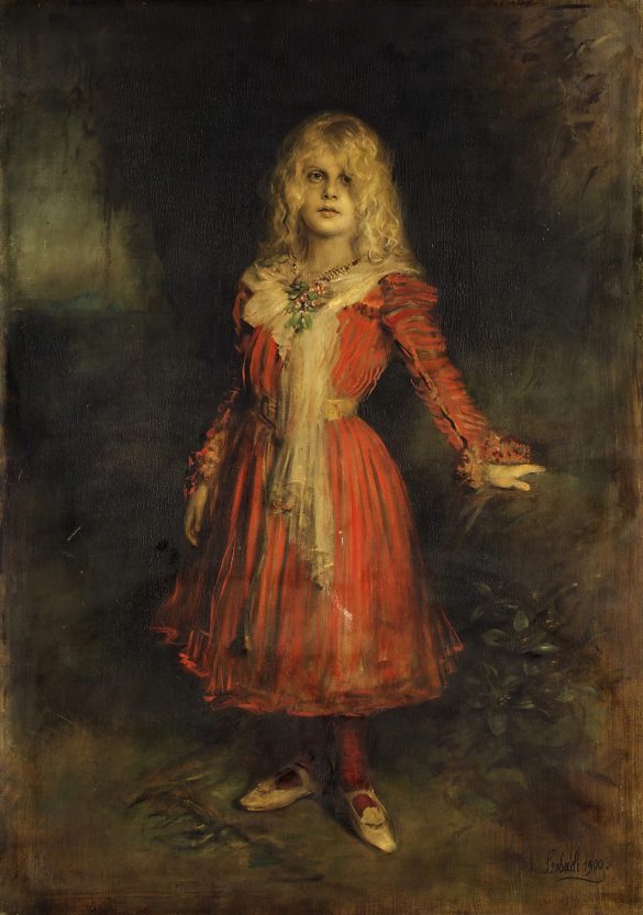 Marion Lenbach (1892–1947), córka artysty (1900)
