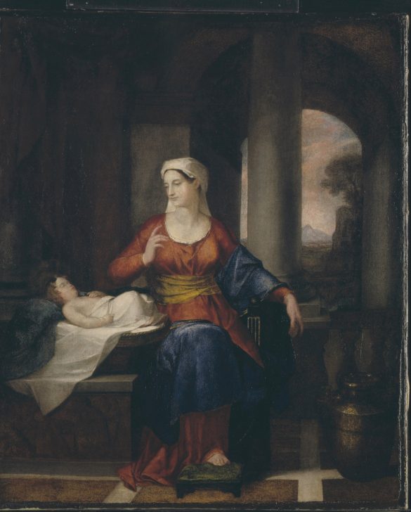 Matka obserwująca swoje dziecko (1814-1816)