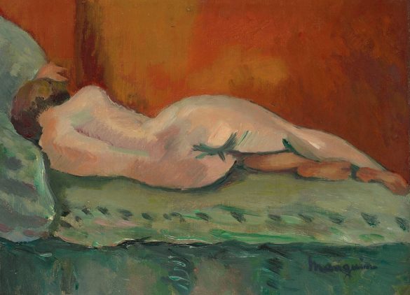 Leżąca nago od tyłu (1903)