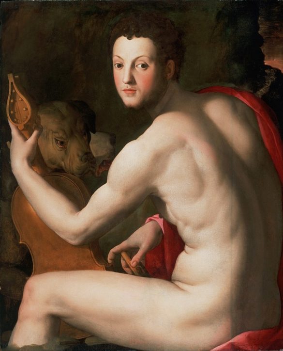 Portret Kosmy I Medyceusza w roli Orfeusza