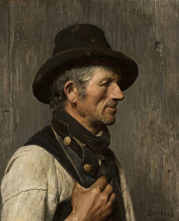 Portret chłopa w kapeluszu (1861)