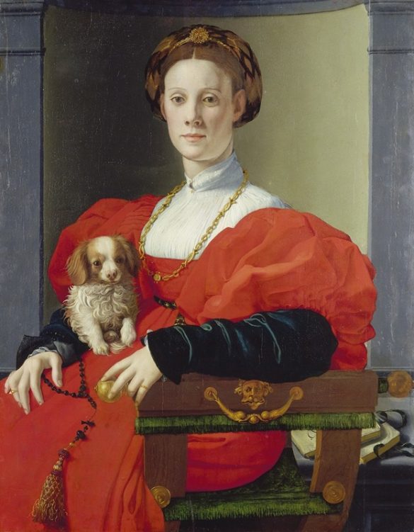 Portret damy w czerwieni (Francesca Salviati) (ok. 1533)