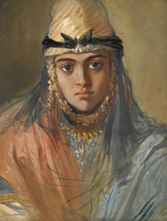 Portret młodej algierskiej Żydówki