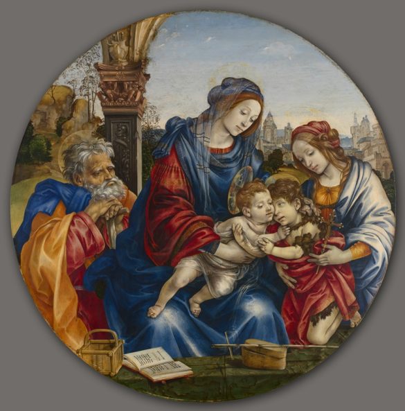 Święta Rodzina ze św. Janem Chrzcicielem i św. Małgorzatą (ok. 1495)