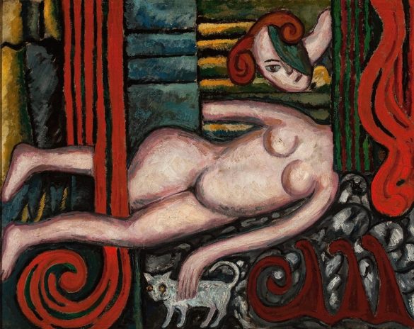 Akt z kotem (1920)