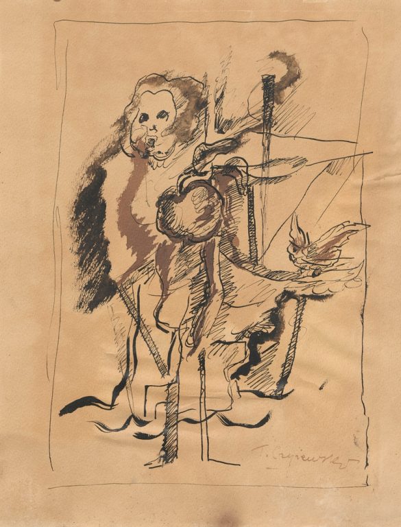 Scena symboliczna (przed 1945)