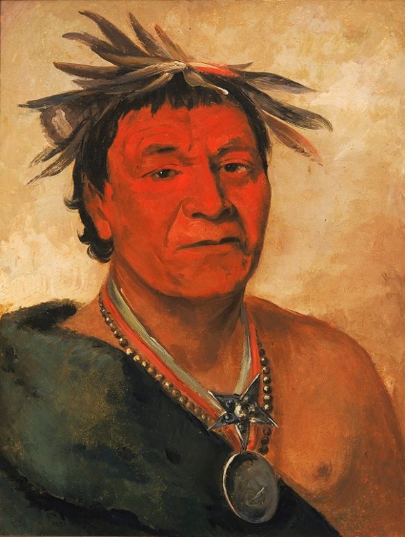O-Ho-Pah-Sha, Mały Okrzyk, Wybitny Wojownik (1831) O-Ho-Pah-Sha, Mały Okrzyk, Wybitny Wojownik (1831)