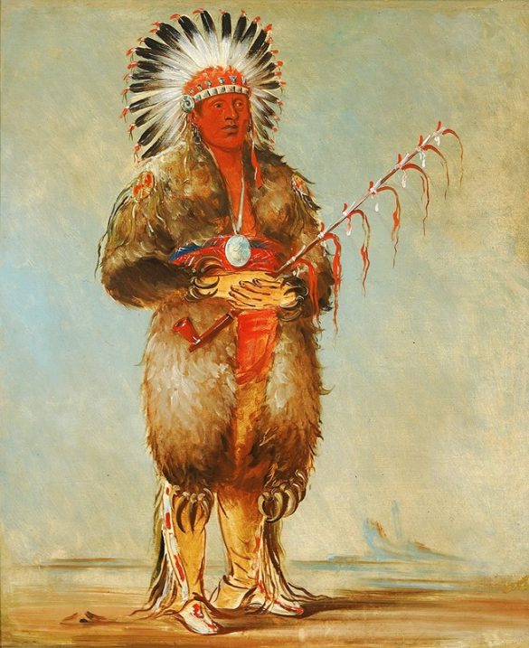 Ráw-No-Way-Wóh-Krah, Loose Pipestem, a Brave (1832) Ráw-No-Way-Wóh-Krah, Loose Pipestem, a Brave (1832)